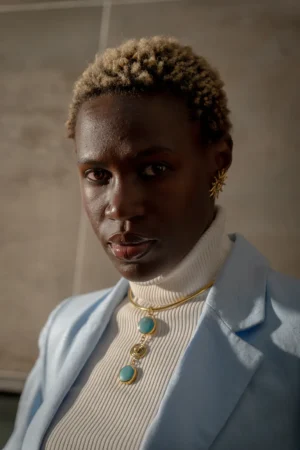 Blue Beaded Necklace