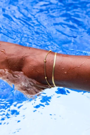 Minimal Double Anklet