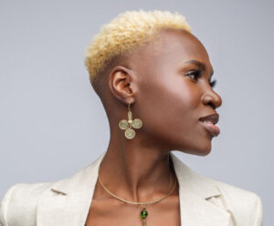 Coil Flower Earrings